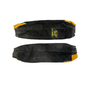 Premium Black Leather Welders Sleeves