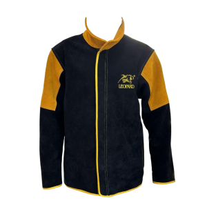 Premium Black Leather Welders Jacket