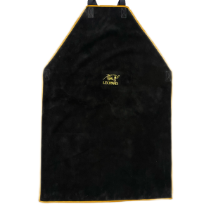Premium Black Leather Welders Apron