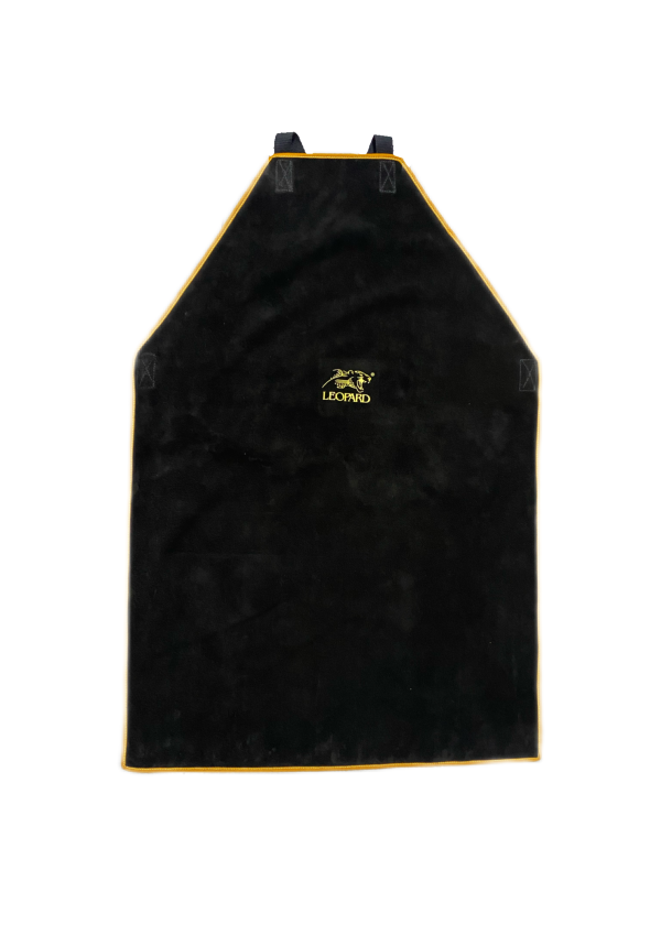 Premium Black Leather Welders Apron